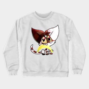 kitty has banana Crewneck Sweatshirt